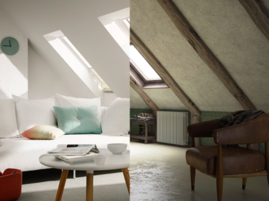 L'aménagement des combles permet d'augmenter la surface habitable de la maison - doc. VELUX®