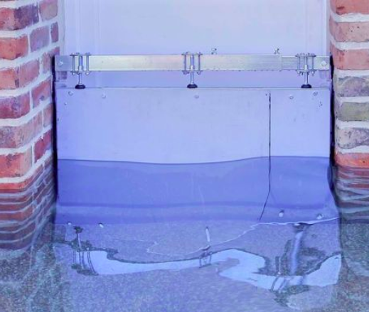 Un batardeau suffit souvent pour empêcher l'inondation d'une maison -  doc. Magequip.com
