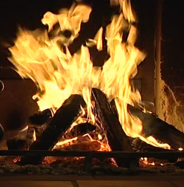 Le charme irremplaçable d'une flambée de bûches