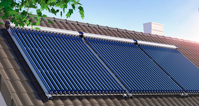 Panneaux solaires thermiques en toiture - doc. Atlantic