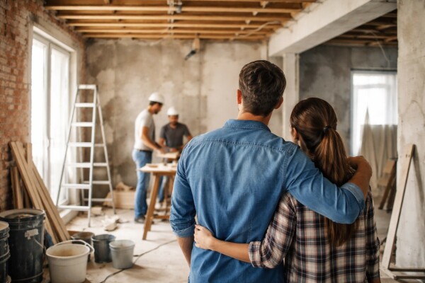 La r&eacute;novation d'une maison demande de la m&eacute;thode et de bons intervenants - cl. N.C.