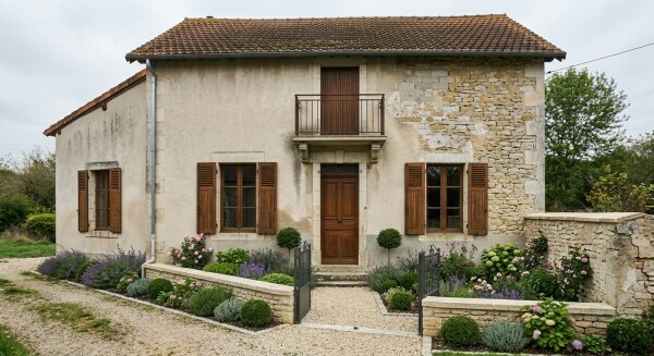 M&ecirc;me dans un bel environnement, une maison &agrave; la fa&ccedil;ade d&eacute;grad&eacute;e perd beaucoup de sa valeur - doc. cill. C.P.
