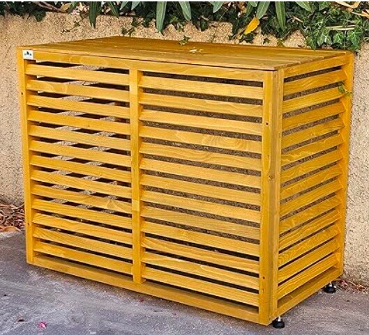 L'avis d'un architecte des B&acirc;timents de France ne peut porter que sur l'aspect et non la mati&egrave;re d'un cache-climatiseur - doc. Amazon / Wingarden