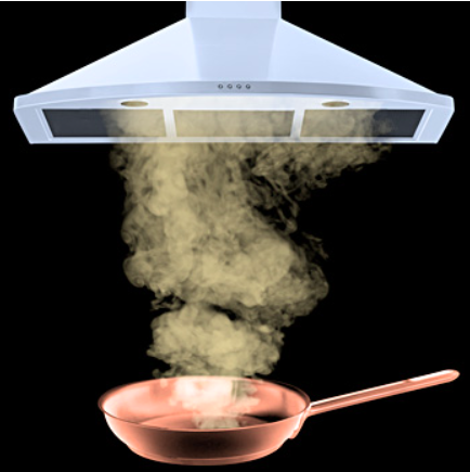 L'encrassement du filtre à graisse de hotte de cuisine génère un risque d'incendie - energie-environnement.ch