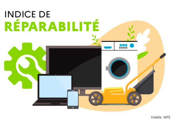 L'indice de réparabilité : un moyen de connaître la faisabilité et la facilité de réparer un équipement électroménager.