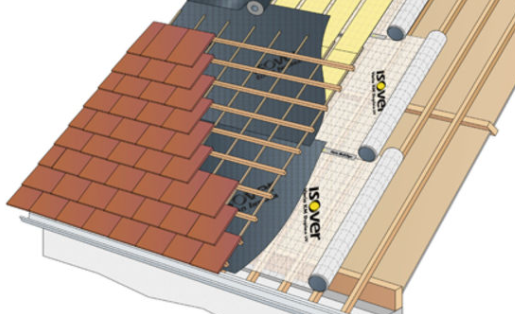 L'isolation thermique par l'extérieur de la toiture par sarking bénéficie d'aides substantielles - doc. Isover