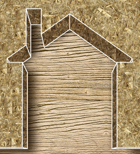 De nombreux matériaux dans la construction d'une maison peuvent être biosourcés.