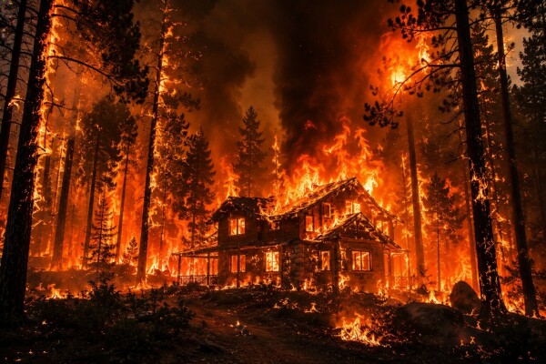 Les feux de for&ecirc;t ne sont pas consid&eacute;r&eacute;s comme des catastrophes naturelles - cl. N.C.