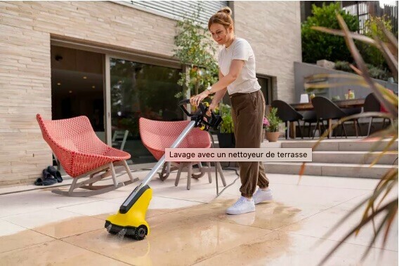 Le nettoyage de la terrasse est incontournable dans le grand nettoyage de printemps - dic. Karcher