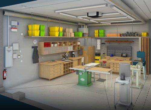 4 zones pour aménager un atelier de bricolage chez vous