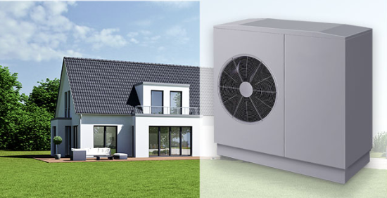 Une pompe à chaleur pourra se substituer à une chaudière à énergie fossile et permettre de substantielles économies - doc. Intuis
