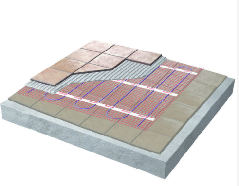 Le carrelage est le revêtement qui offre la plus faible résistance thermique sur un plancher chauffant électrique - doc. Warmup