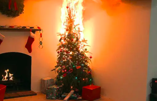 Un sapin de Noël peut s'embraser en quelques secondes - doc mondial.extincteur.fr