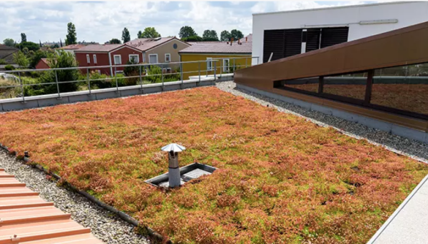 Toute végétalisation d'un toit terrasse passe par un contrôle de l'étanchéité - doc. Soprema