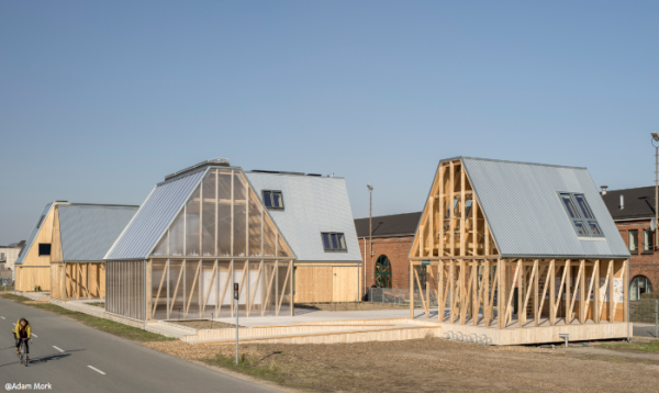 Le village expérimental Living Places imaginé par VELUX® et ses partenaires propose des solutions responsables aux personnes et à la planète - doc. VELUX® - Adam Mork